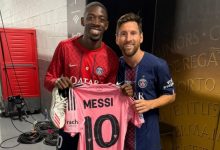 messi-reacts-after-heavy-defeat-to-psg,-honored-by-former-teammates